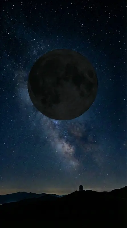 New moon dark
